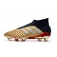 Chaussures de Foot adidas Predator 19+ FG Or Argent Rouge