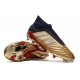 Chaussures de Foot adidas Predator 19+ FG Or Argent Rouge