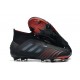 Chaussures de Foot adidas Predator 19+ FG Noir Rouge