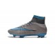 Chausssures Neuf 2015-2016 Nike Mercurial Superfly 4 FG Gris Bleu