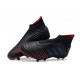 Chaussures de Foot adidas Predator 19+ FG Noir Rouge