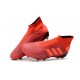 Chaussures de Foot adidas Predator 19+ FG Rouge