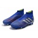 Chaussures de Foot adidas Predator 19+ FG Bleu Argent