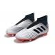 Chaussures de Foot adidas Predator 19+ FG Argent Noir Rouge