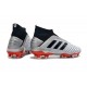 Chaussures de Foot adidas Predator 19+ FG Argent Noir Rouge