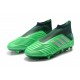Chaussures de Foot adidas Predator 19+ FG Vert Argent