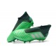 Chaussures de Foot adidas Predator 19+ FG Vert Argent