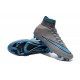 Chausssures Neuf 2015-2016 Nike Mercurial Superfly 4 FG Gris Bleu