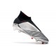 Chaussures de Foot adidas Predator 19+ FG Argent Noir