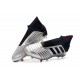Chaussures de Foot adidas Predator 19+ FG Argent Noir