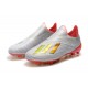 Crampons de Foot Nouvelles adidas X 19+ FG - Argent Rouge