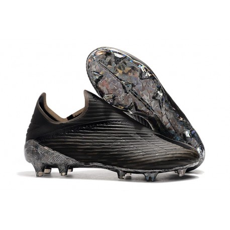 Crampons de Foot Nouvelles adidas X 19+ FG - Noir