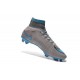 Chausssures Neuf 2015-2016 Nike Mercurial Superfly 4 FG Gris Bleu
