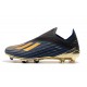 Crampons de Foot Nouvelles adidas X 19+ FG - Noir Bleu Or