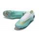 Chaussures Nike Mercurial Vapor XII Elite FG - Blanc Bleu