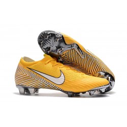 Chaussures Nike Mercurial Vapor XII Elite FG -Chaussures Neymar Nike Mercurial Vapor XII Elite FG - Jaune Blanc
