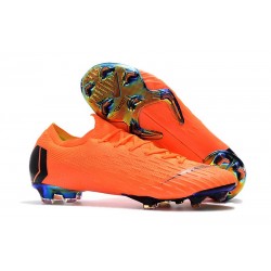 Chaussures Nike Mercurial Vapor XII Elite FG - Orange Noir