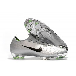 Chaussures Nike Mercurial Vapor XII Elite FG - Argent Noir