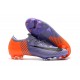 Chaussures Nike Mercurial Vapor XII Elite FG - Violet Orange Noir