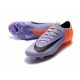 Chaussures Nike Mercurial Vapor XII Elite FG - Violet Orange Noir