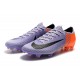 Chaussures Nike Mercurial Vapor XII Elite FG - Violet Orange Noir