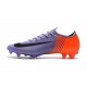 Chaussures Nike Mercurial Vapor XII Elite FG - Violet Orange Noir