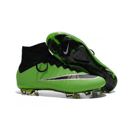 Chaussure a Crampon Cristiano Ronaldo Nike Mercurial Superfly FG Vert Noir