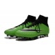 Chaussure a Crampon Cristiano Ronaldo Nike Mercurial Superfly FG Vert Noir