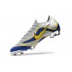 Nike Mercurial Vapor 12 Elite FG Crampons - Argent Bleu Jaune
