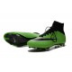 Chaussure a Crampon Cristiano Ronaldo Nike Mercurial Superfly FG Vert Noir