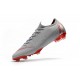 Nike Mercurial Vapor 12 Elite FG Crampons - Gris Rouge
