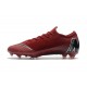Nike Mercurial Vapor 12 Elite FG Crampons - Rouge Noir