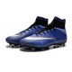 Chausssures Neuf 2015-2016 Nike Mercurial Superfly 4 FG Violet Blanc Noir
