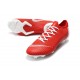 Chaussure Nike Mercurial Vapor XII 360 Elite FG Rouge Blanc