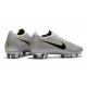 Nike Crampon Mercurial Vapor 12 Elite FG ACC - Argent Noir
