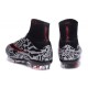 Chaussure Crampons Moulés Nike Mercurial Superfly Iv FG CR7 Noir Blanc Rouge