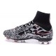 Chaussure Crampons Moulés Nike Mercurial Superfly Iv FG CR7 Noir Blanc Rouge