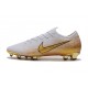 Nike Crampon Mercurial Vapor 12 Elite FG ACC - Blanc Or