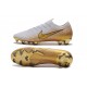 Nike Crampon Mercurial Vapor 12 Elite FG ACC - Blanc Or