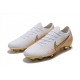 Nike Crampon Mercurial Vapor 12 Elite FG ACC - Blanc Or