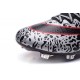 Chaussure Crampons Moulés Nike Mercurial Superfly Iv FG CR7 Noir Blanc Rouge
