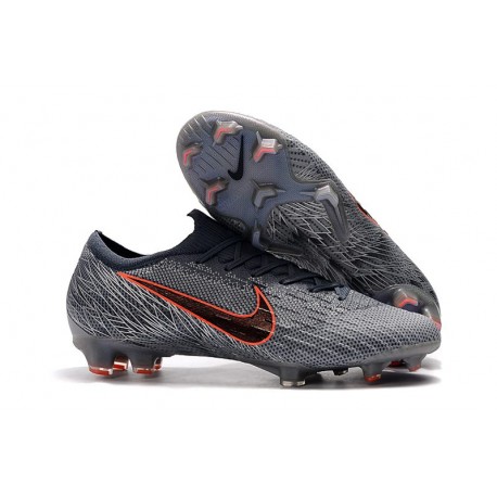 Nike Crampon Mercurial Vapor 12 Elite FG ACC - Gris Noir