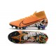 Nike Crampons Mercurial Superfly 7 Elite FG - Orange Noir Blanc