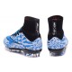 Chaussure a Crampon Cristiano Ronaldo Nike Mercurial Superfly FG Blanc Bleu