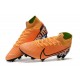 Nike Crampons Mercurial Superfly 7 Elite FG - Orange Noir Blanc