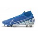 Nike Crampons Mercurial Superfly 7 Elite FG - New Lights Bleu