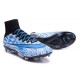 Chaussure a Crampon Cristiano Ronaldo Nike Mercurial Superfly FG Blanc Bleu