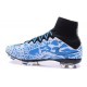 Chaussure a Crampon Cristiano Ronaldo Nike Mercurial Superfly FG Blanc Bleu