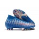 Nike Crampons Mercurial Superfly CR7 Elite FG Shuai Bleu