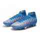 Nike Crampons Mercurial Superfly CR7 Elite FG Shuai Bleu